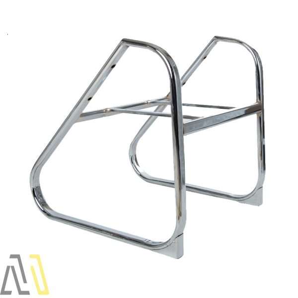 پایه کلاسیک تک نفره کروم - تصویر 2